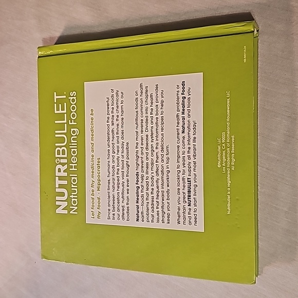 NutriBullet natural healing foods book - Picture 2 of 7